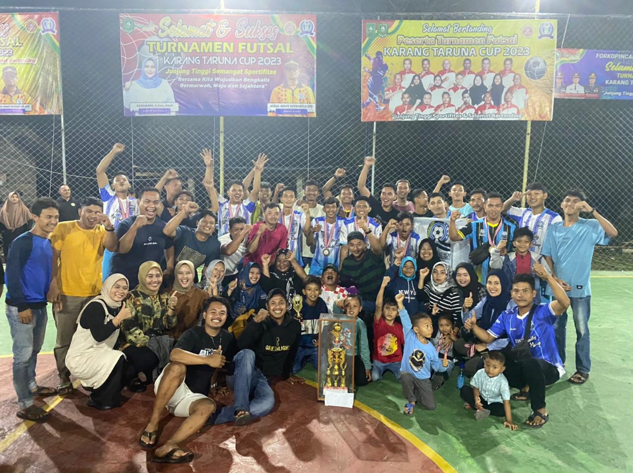 Perayaan Bersama Fans Juara 1 Karang Taruna Cup 2023 Kecamatan Rupat