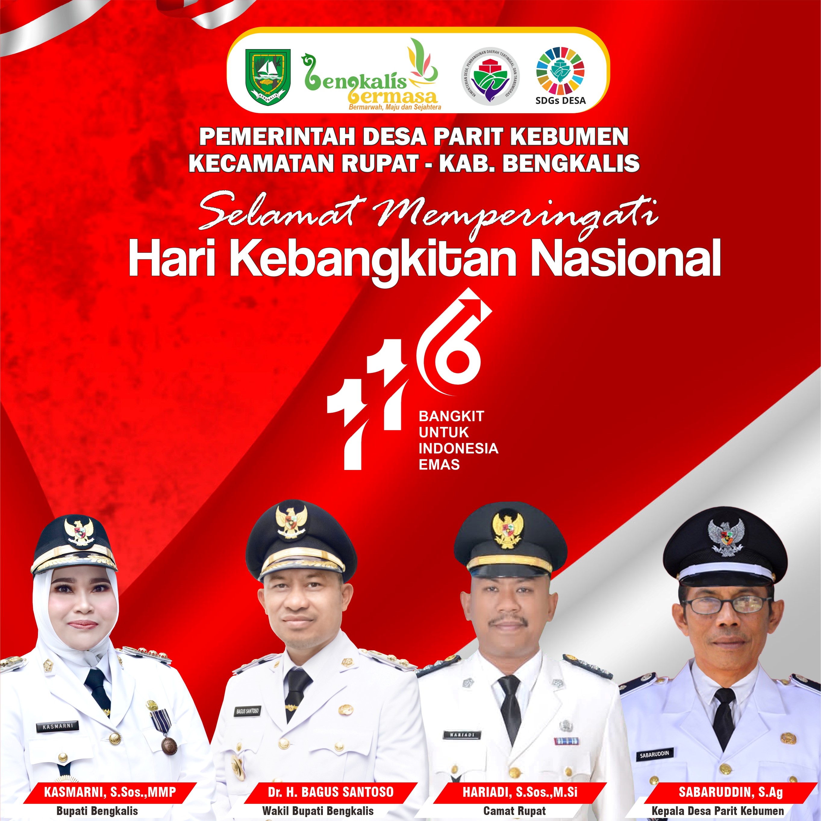 Ucapan Dari Pemerintah Desa Parit Kebumen