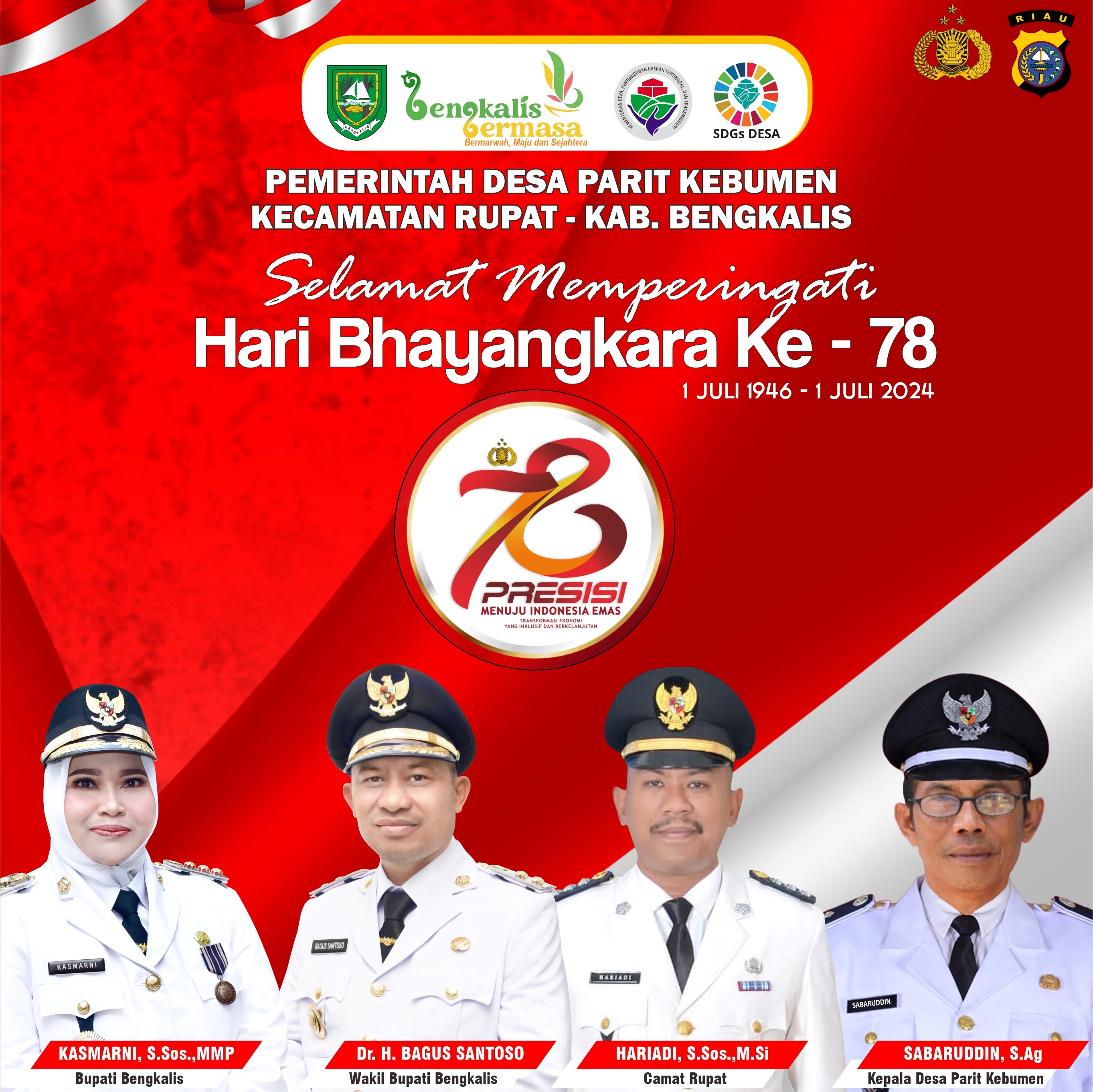 Ucapan Dari Pemerintah Desa Parit Kebumen