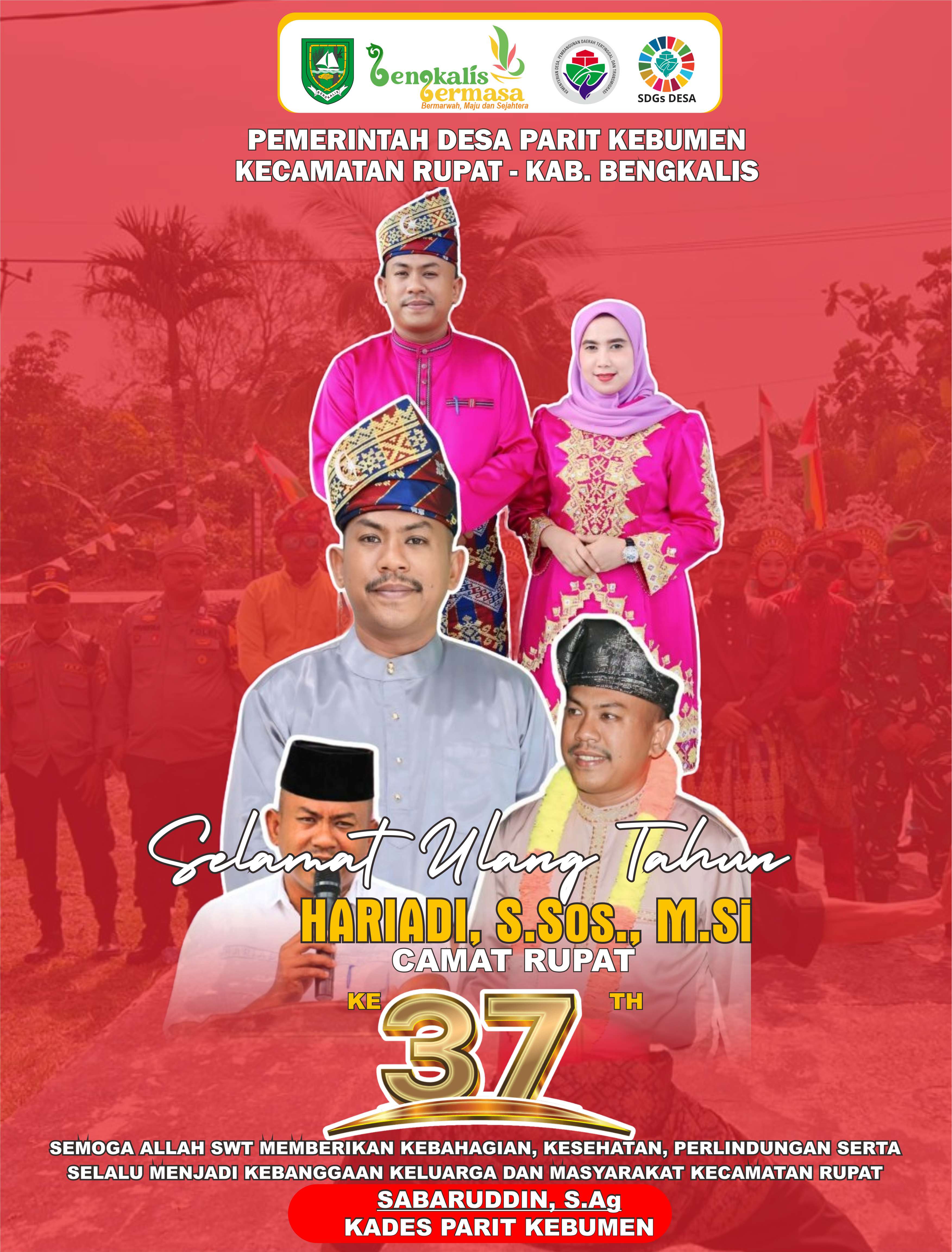 Ucapan Dari Kepala Desa Parit Kebumen